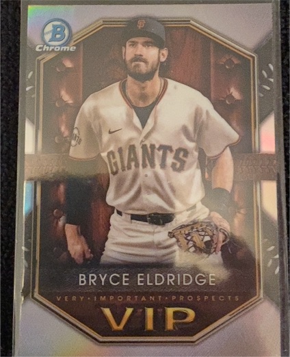 2025 Bowman Chrome #VIP-5 Bryce Eldridge — front