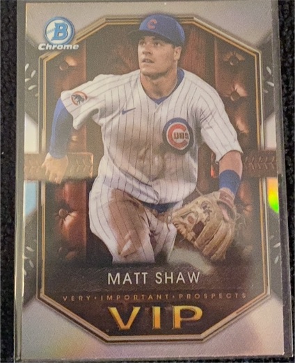 2025 Bowman Chrome #VIP-6 Matt Shaw — front