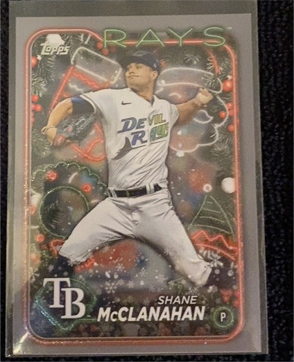 2024 Topps Holiday #H158 Shane McClanahan — front