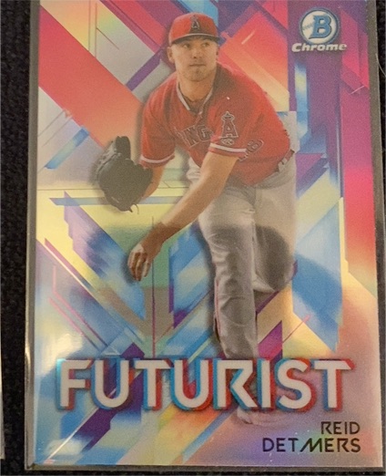 2021 Bowman Chrome #FUT-RD Reid Detmers Futurist — front