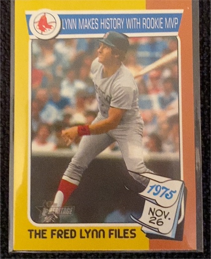 2024 Topps Heritage High Number #FLF-10 Fred Lynn The Fred Lynn Files — front