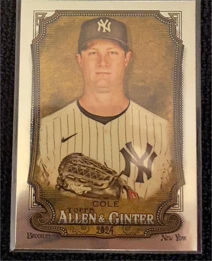 2024 Topps Allen & Ginter #25 Gerrit Cole — front