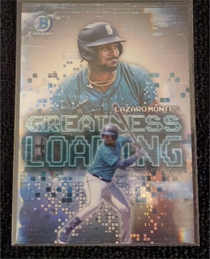2025 Bowman Chrome Greatness Loading #GL-1 Lazaro Montes — front