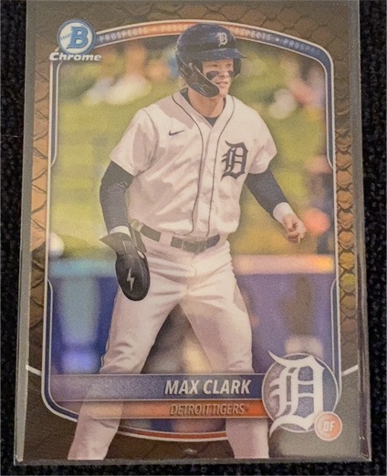 2025 Bowman Chrome Prospects #BCP-24 Max Clark — front