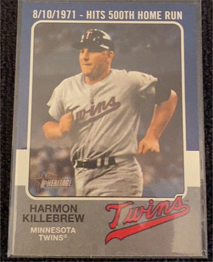 2024 Topps Heritage High Number 1975 Retires #75R-4 Harmon Killebrew — front