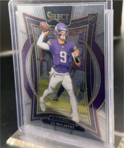 2024 Panini Select #24 J.J. McCarthy Concourse Rookie Card — front