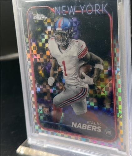 2024 Topps Chrome #205 Malik Nabers — front