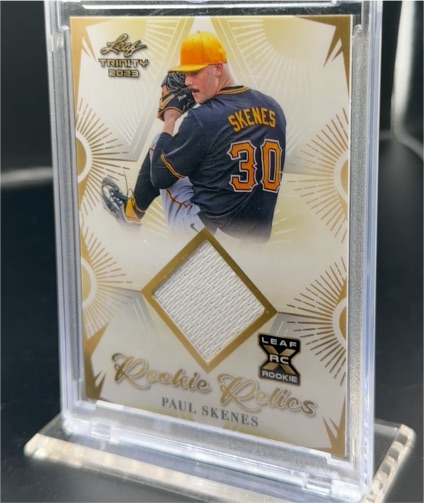 2023 Leaf Trinity #RR-41 Paul Skenes Rookie Relics — front