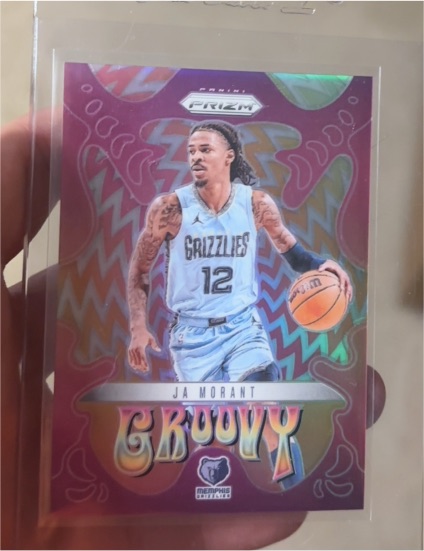 2024-25 Panini Prizm Groovy #12 Ja Morant — front
