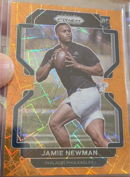 2021 Panini Prizm #397 Jamie Newman — front