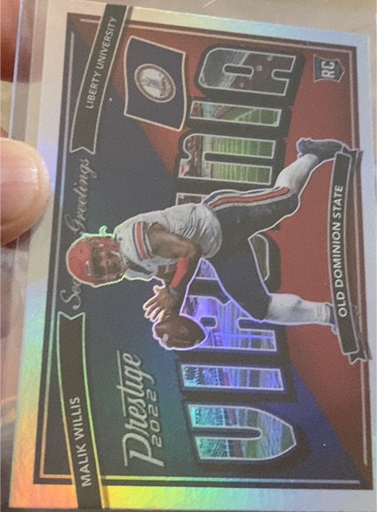 2022 Panini Prestige #SG-2 Malik Willis Seasons Greetings — front