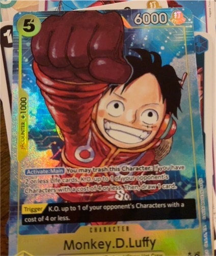 2024 One Piece Card Game OP07-109 Monkey D. Luffy — front