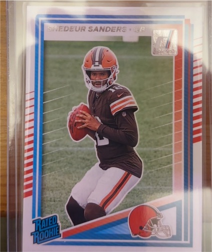 2025 Panini Donruss #306 Shedeur Sanders Rated Rookie — front