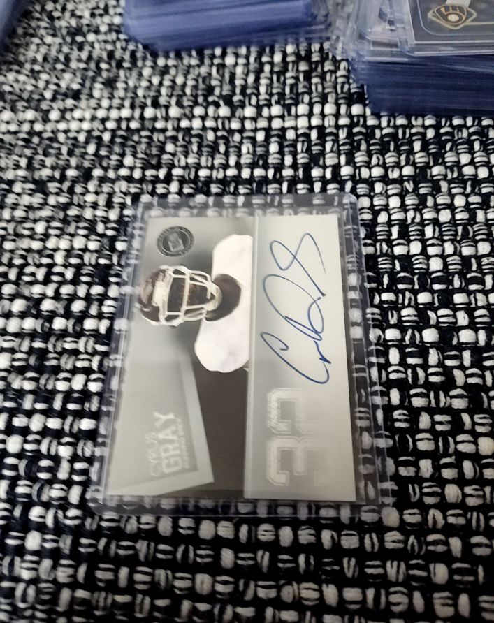 2012 Press Pass Autographs Silver #PPSCG Cyrus Gray — front