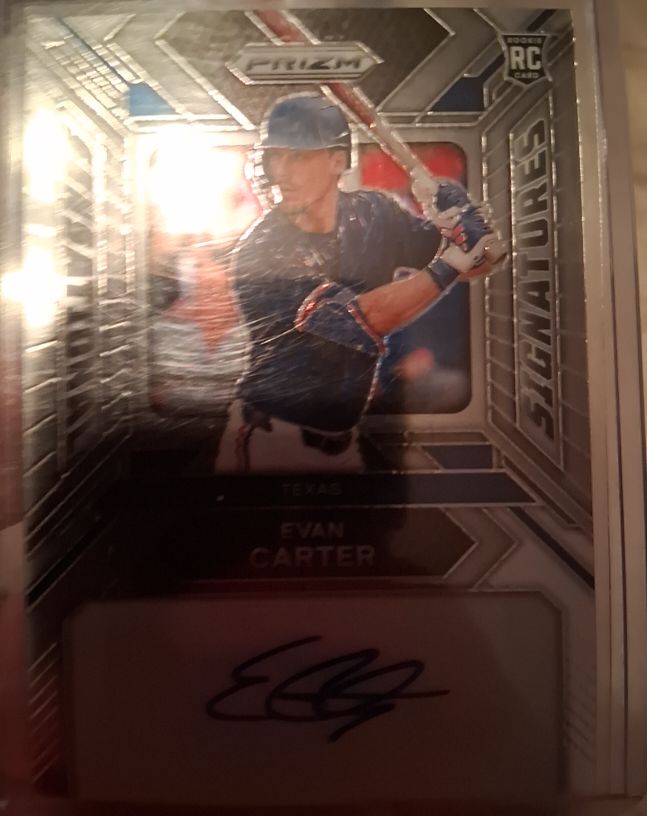 2024 Panini Prizm Sensational Signatures #SIG-EC Evan Carter — front
