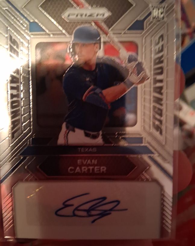 2024 Panini Prizm Sensational Signatures #SS-EC Evan Carter — front