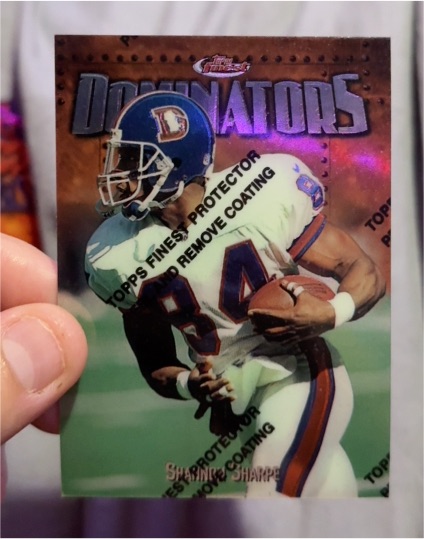 1997 Topps Finest #265 Shannon Sharpe — front