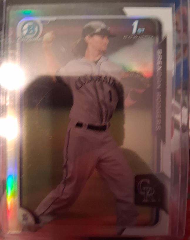 2015 Bowman Chrome Baseball Prospects #BCP108 Brendan Rodgers — front
