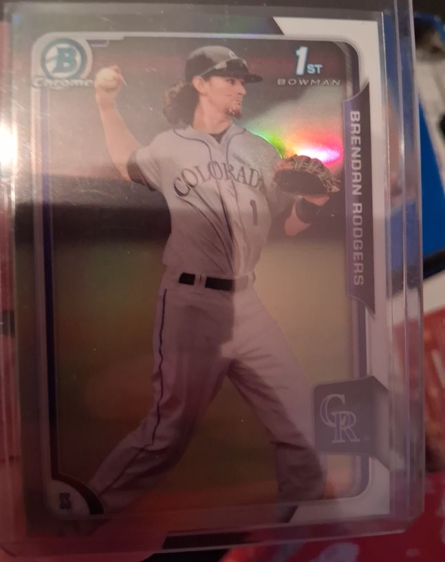 2015 Bowman Chrome #200 Brendan Rodgers — front