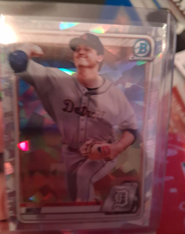 2020 Bowman Chrome #F185,308 Casey Mize — front
