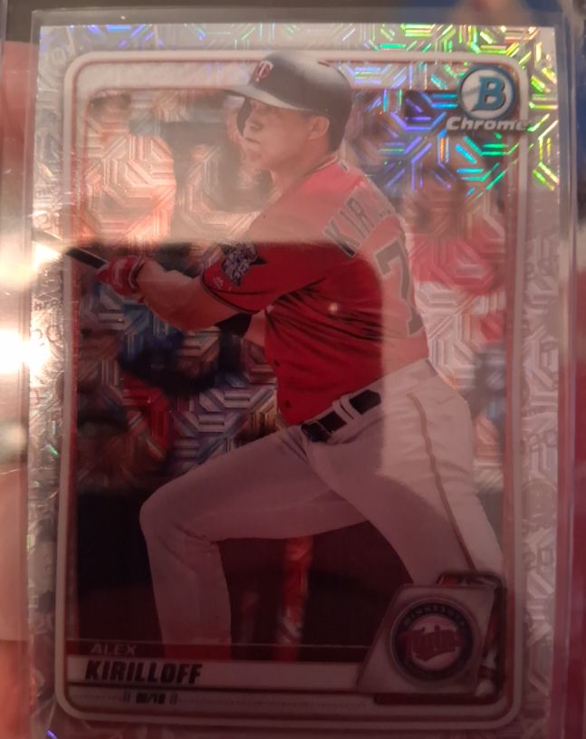 2020 Bowman Chrome Prospects Mojo Refractor #BCP-150 Alex Kirilloff — front