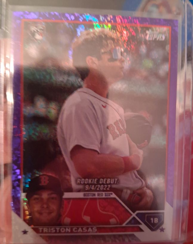 2023 Topps Holiday #H178 Triston Casas — front