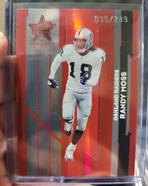 2006 Leaf Rookies & Stars Longevity #N Randy Moss — front