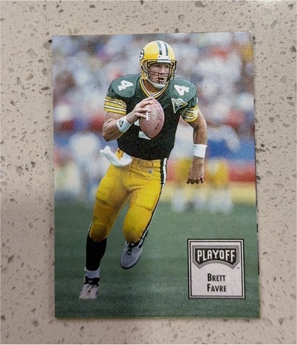 1993 Playoff #1 Brett Favre — front