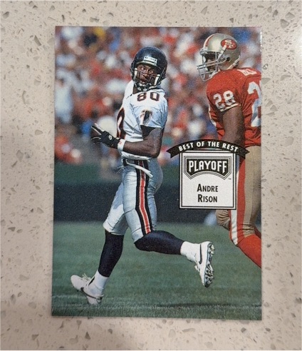 1993 Playoff #53 Andre Rison — front