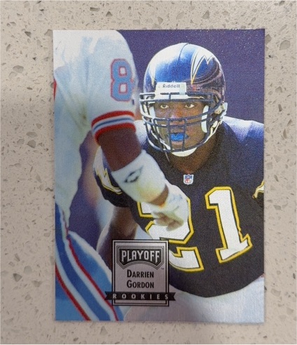 1993 Playoff Contenders #105 Darrien Gordon RC — front