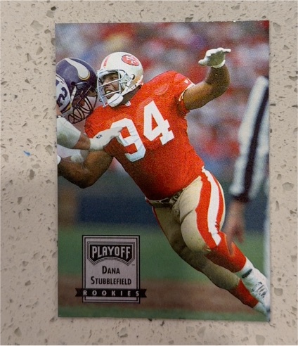 1993 Playoff Contenders #102 Dana Stubblefield — front