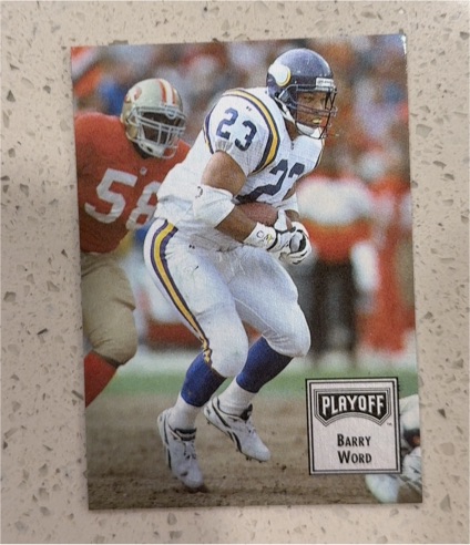 1993 Playoff Contenders #3 Barry Word — front