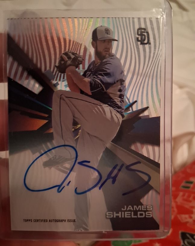 2015 Topps High Tek #HT-JS James Shields — front