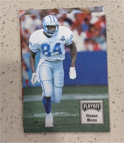 1993 Playoff Contenders #4 Herman Moore — front