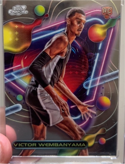 2023-24 Topps Chrome Cosmic #151 Victor Wembanyama — front