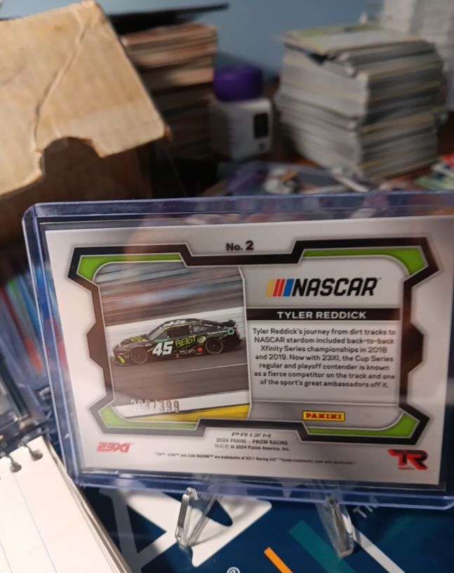 2024 Panini Prizm Base Rides Pulsar Prizm #2 Tyler Reddick — front