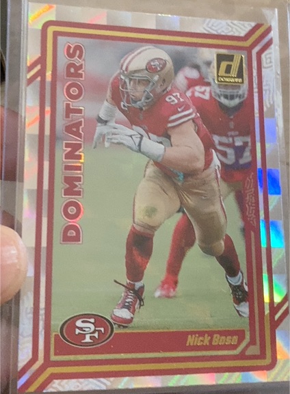 2023 Donruss #D-39 Nick Bosa Dominators — front