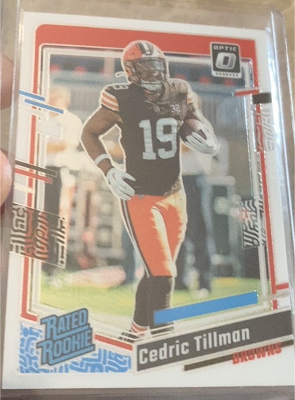 2023 Panini Donruss Optic #224 Cedric Tillman — front