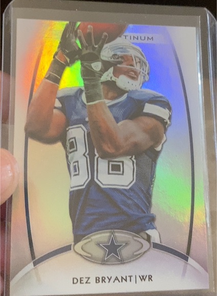 2012 Topps Platinum #86 Dez Bryant — front