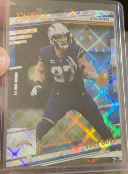 2022 Panini Prestige #157 Joey Bosa Xtra Points Diamonds — front