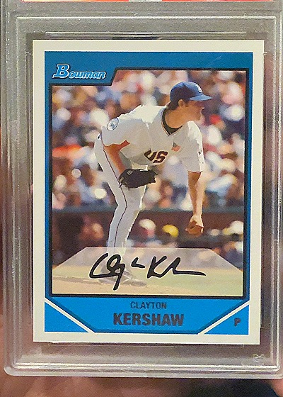 2007 Bowman Draft Picks & Prospects #BDPP77 Clayton Kershaw — front