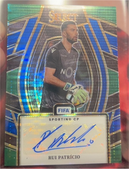 2023-24 Panini Select FIFA Silver Green Autographs #Rui Patrício — front
