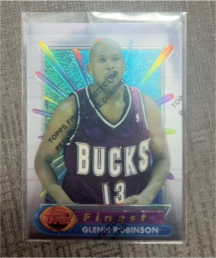 1994-95 Topps Finest #166 Glenn Robinson — front