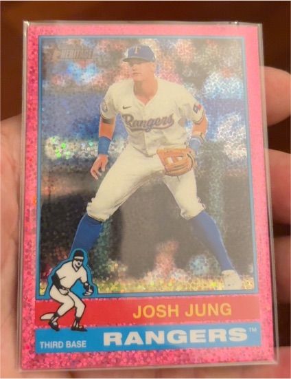 2025 Topps Heritage #355 Josh Jung — front