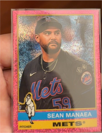 2025 Topps Heritage #168 Sean Manaea — front