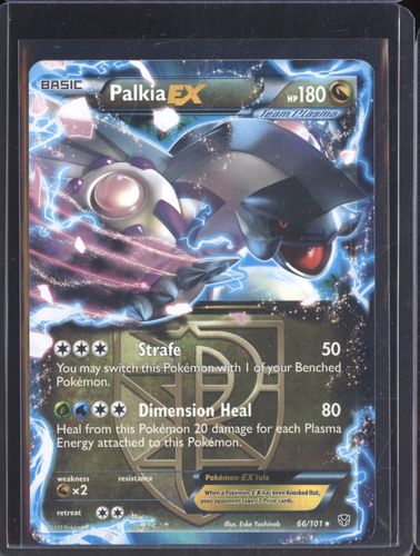 2013 Pokémon TCG Plasma Blast #66 Palkia EX — front