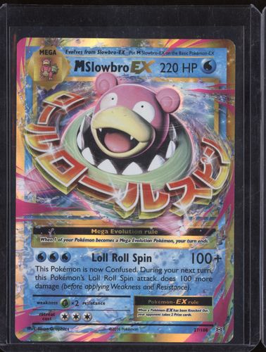 2016 Pokémon XY Evolutions #27 Mega Slowbro EX — front