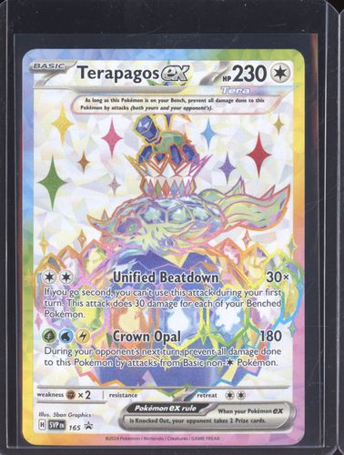 2024 Pokemon Terapagos ex #165 Scarlet & Violet Promo — front