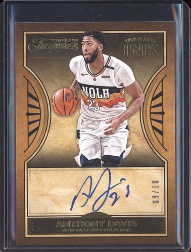 2018-19 Panini Chronicles Timeless Treasures Timeless Ink #TT-AD Anthony Davis — front