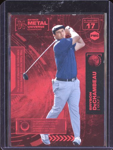 2021 Skybox Metal Universe Champions #17 Bryson DeChambeau — front